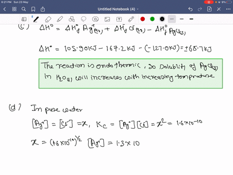 silver-chloride-mathrmagcls-is-an-insoluble-strong-electrolyte-a-write-the-equation-for-the-dissolut