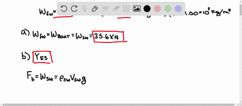 a-boat-floats-a-boat-floating-in-fresh-water-displaces-water-weighing-356-mathrmkn-a-what-is-the-wei