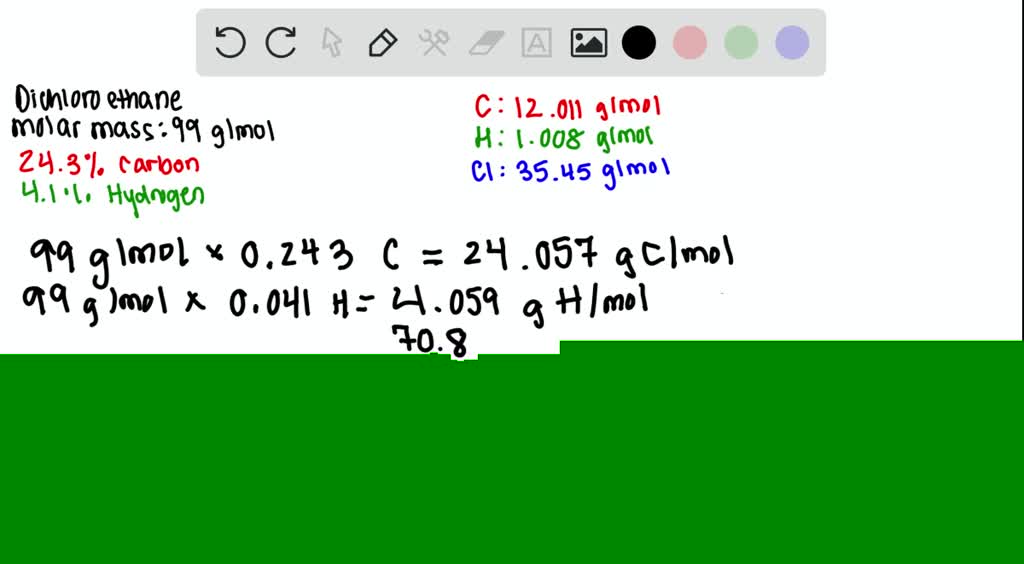 SOLVEDDichloroethane, a compound that is often used for dry cleaning