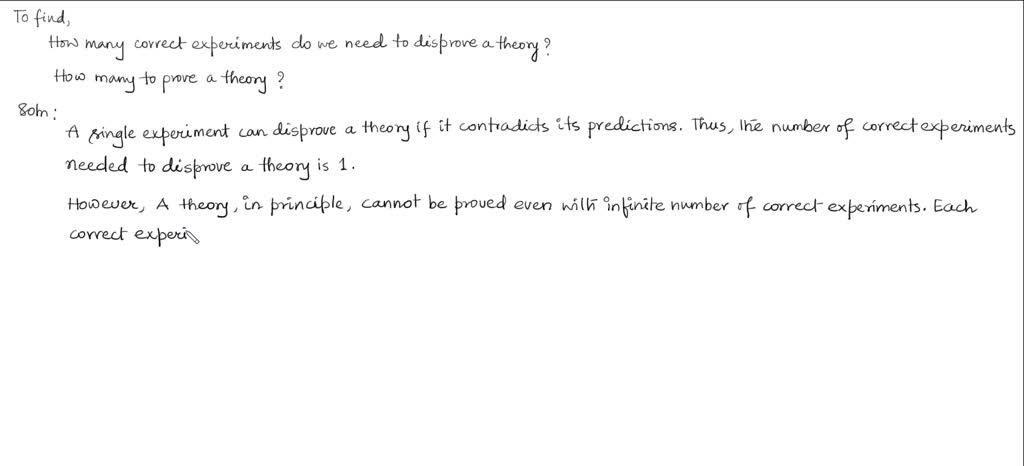 Is it true that if one were to make every theoretical possible