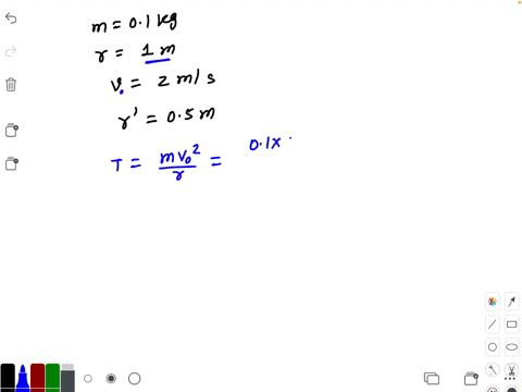 a-ball-of-mass-01-kg-rotates-in-a-horizontal-circle-of-radius-1-mathrmm-at-a-constant-speed-of-2-mat