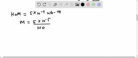 a-bar-magnet-has-a-magnetic-moment-equal-to-5-times-10-5-mathrmwb-mathrmm-it-is-suspended-in-a-magne