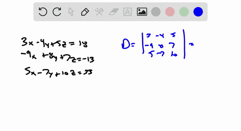 in-problems-59-and-60-use-cramers-rule-to-solve-for-z-only-beginarrayrr-3-x-4-y5-z-18-9-x8-y7-z-13-5