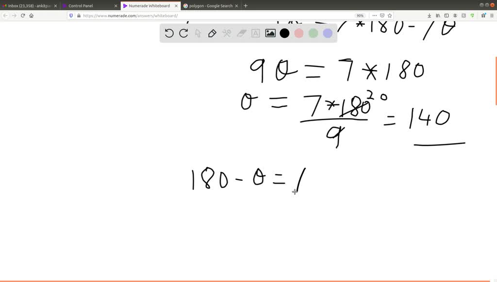 SOLVED What Is The Name Of An Equiangular Polygon If The Ratio Of The