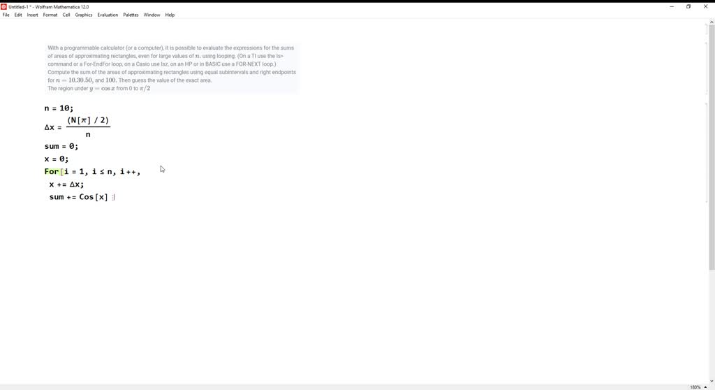 SOLVED:With a programmable calculator (or a computer), it is possible ...