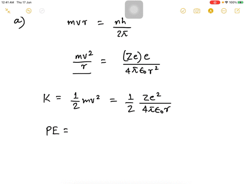 the-total-energy-of-an-electron-in-the-first-excited-state-of-the-hydrogen-atom-is-about-34-mathrmev