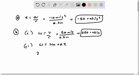 at-t300-s-a-point-on-the-rim-of-a-0200-m-radius-wheel-has-a-tangential-speed-of-500-mathrmm-mathrms