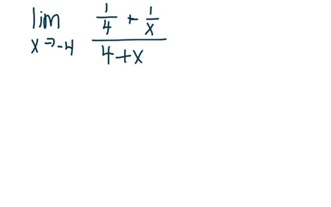 evaluate-the-limit-if-it-exists-lim-_x-rightarrow-4-fracfrac14frac1x4x-3