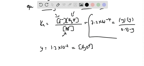 -calculate-the-ph-during-the-titration-of-1000-mathrmml-of-0230-m-hydrofluoric-acid-with-0500-m-math