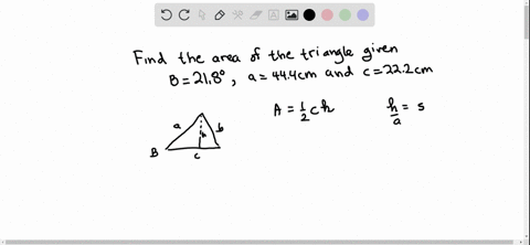 find-the-area-of-triangle-abc-given-the-following-information-b218circ-a444-mathrmcm-text-and-c222-m