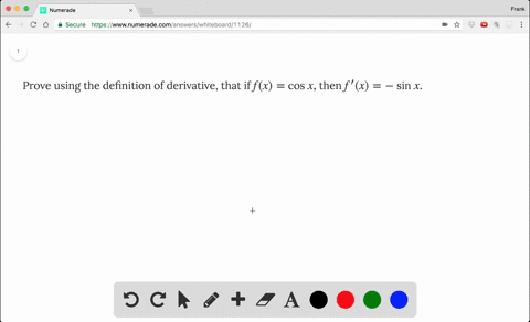 prove-using-the-definition-of-derivative-that-if-fx-cos-x-then-fx-sin-x