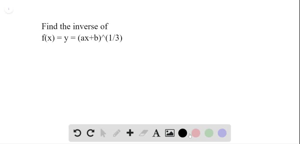 SOLVED:For The Following Exercises, Find The Inverse Of The Functions ...