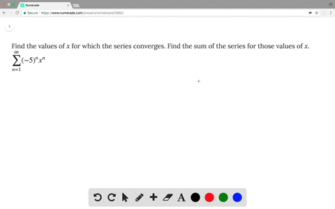 find-the-values-of-x-for-which-the-series-converges-find-the-sum-of-the-series-for-those-values-of-x