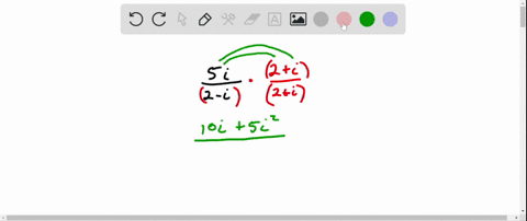 divide-and-express-the-result-in-standard-form-frac5-i2-i