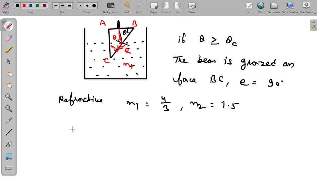 solved-a-beam-of-light-starting-from-point-a-reflects-from-a-mirror-m