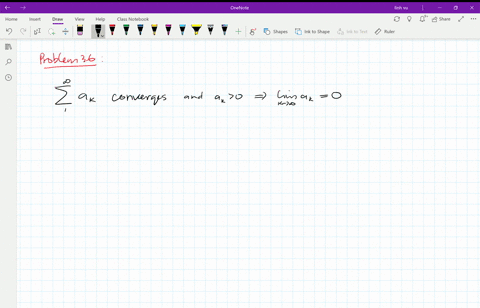if-a_k0-and-sum_k1infty-a_k-converges-prove-that-sum_k1infty-a_k2-converges