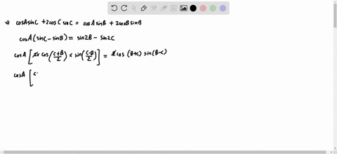 if-fraccos-a2-cos-ccos-a2-cos-bfracsin-bsin-c-prove-that-the-triangle-is-either-isosceles-or-right-a
