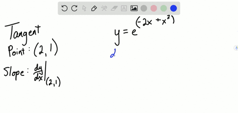 determine-an-equation-of-the-tangent-line-to-the-function-at-the-given-point-ye-2-xx2-quad21