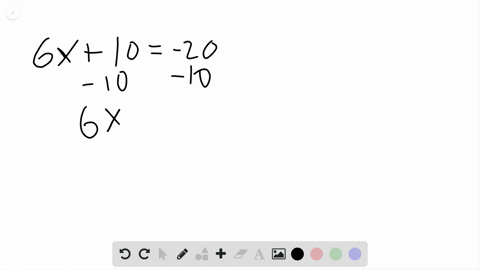 solve-each-equation-check-each-solution-6-x10-20