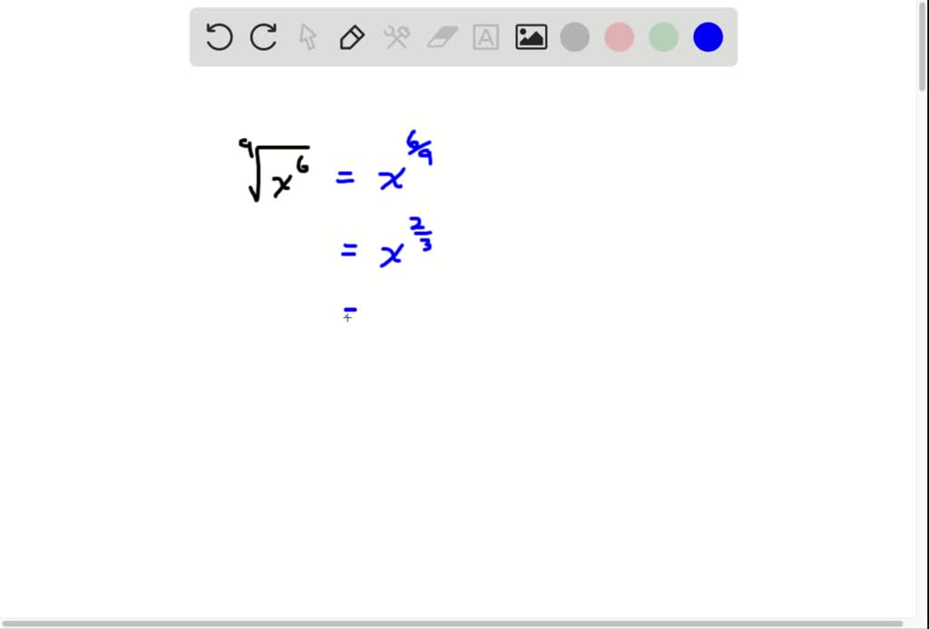 Solved simplify by reducing the index of the radical x 6 
