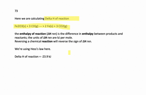 calculate-delta-h_mathrmrxn-for-the-reaction-mathrmfe_2-mathrmo_3s3-mathrmcog-longrightarrow-2-mathr