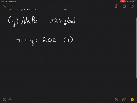 a-mixture-of-mathrmnacl-and-mathrmnabr-has-a-mass-of-200-mathrmg-and-contains-075-mathrmg-of-na-what