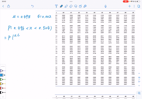 a-machine-operation-produces-bearings-whose-diameters-are-normally-distributed-with-mean-and-standar