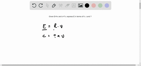 using-the-two-equations-e-hv-and-c-v-derive-an-equation-expressing-e-in-terms-of-h-c-and