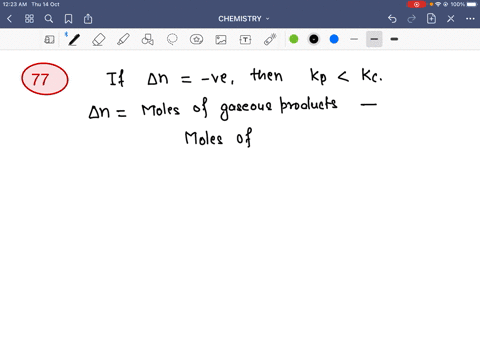in-which-of-the-following-gaseous-reaction-the-value-of-k_p-is-less-than-k_c-a-mathrmpcl_3-rightleft