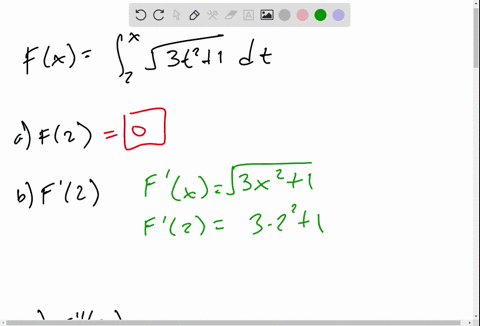 let-fxint_2x-sqrt3-t21-d-t-find-a-f2-b-fprime2-c-fprime-prime2-2