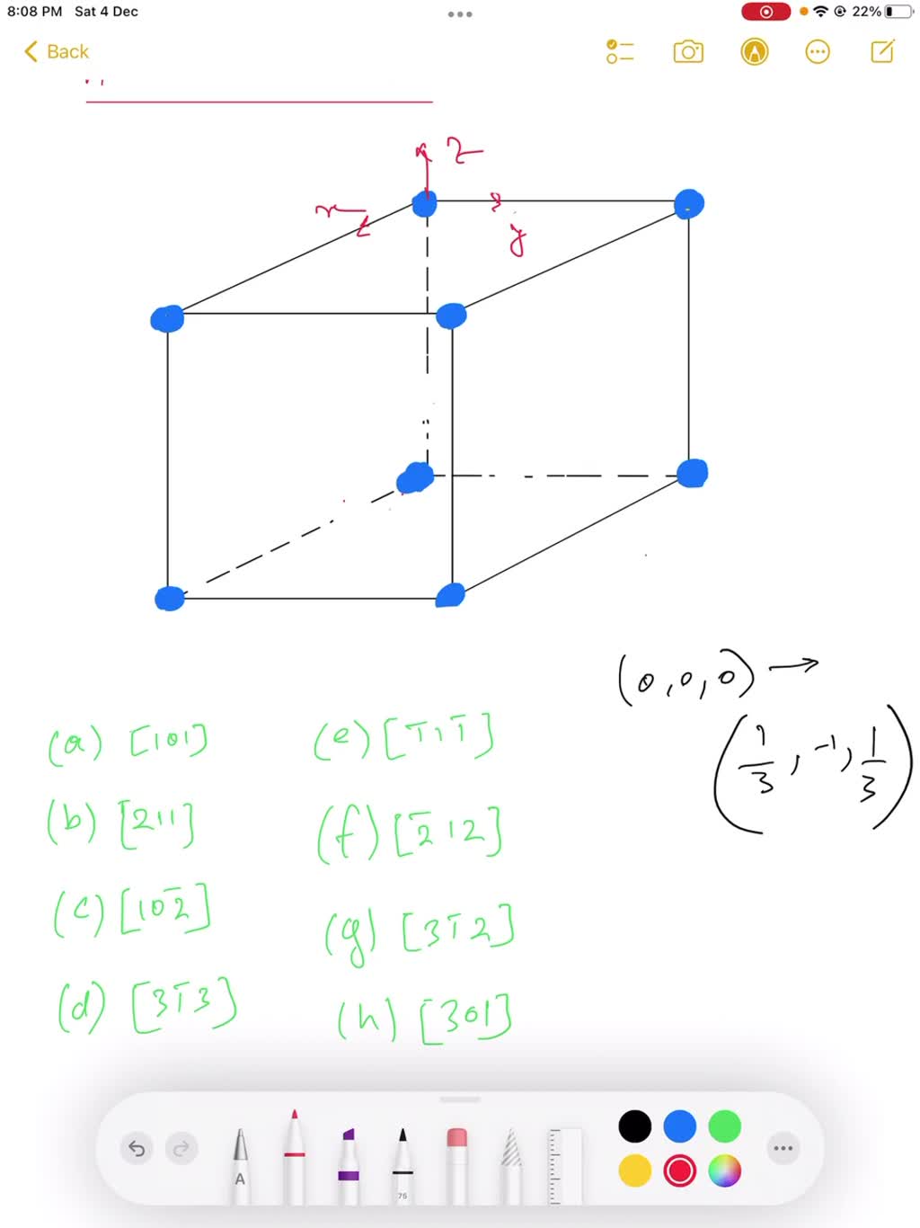 Sketch the following planes and directions within a cubic unit cell: (a ...