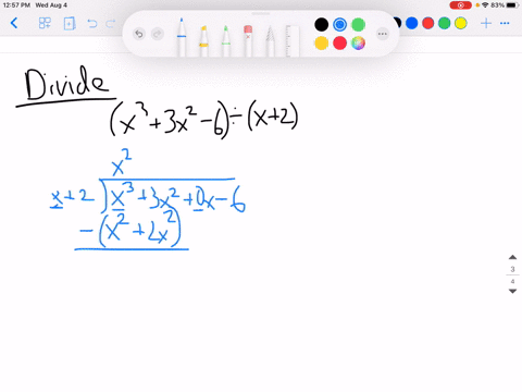 find-the-quotient-and-remainder-when-x33-x2-6-is-divided-by-x2