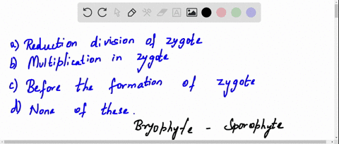the-sporophyte-of-bryophytes-develops-after-a-reduction-division-of-zygote-b-multiplication-in-zygot