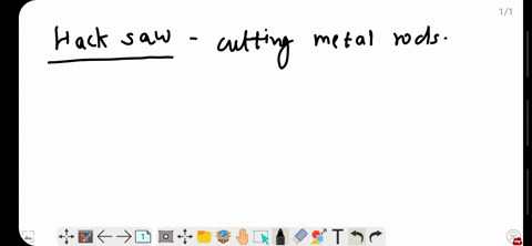 describe-a-hack-saw-blade