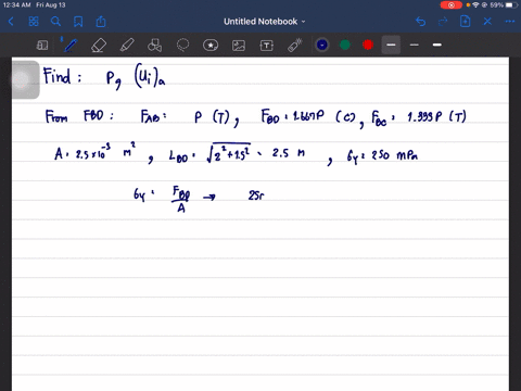 determine-the-maximum-force-mathbfp-and-the-corresponding-maximum-total-strain-energy-stored-in-the-