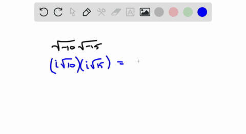 write-each-expression-in-terms-of-i-and-simplify-see-examples-1-2-sqrt-10-sqrt-15