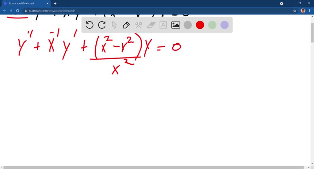 Solved Verify That The Function Y1 X X Is A Solution Of The Differential Equation X 2 1 Y 2xy 2y 0 Use The Formula Obtained By Order Reduction To Get The