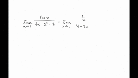 00-form-evaluate-the-following-limits-using-lhopitals-rule-lim-_x-rightarrow-1-fracln-x4-x-x2-3