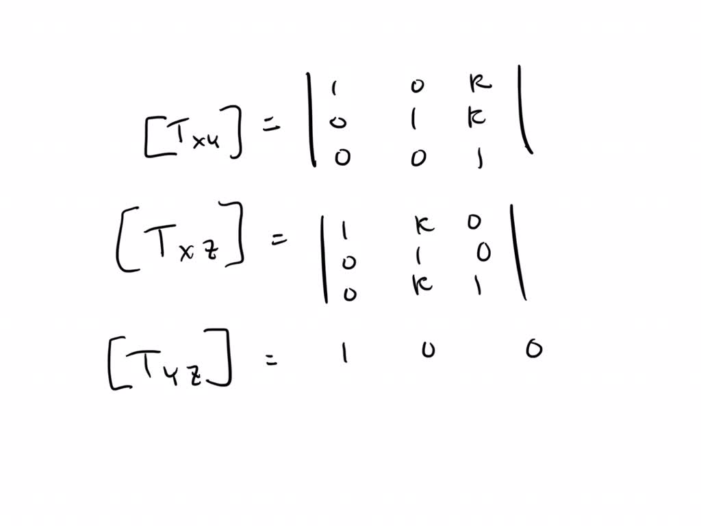 A Sketch The Initial And Final Positions Of An Element Which Was Initially A Square A B C D In