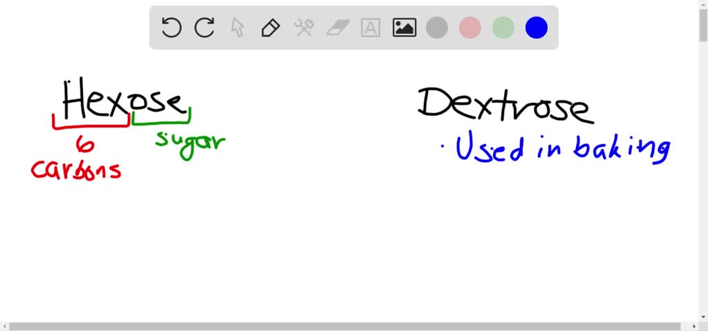 SOLVED:Which hexose is also known as "dextrose"?