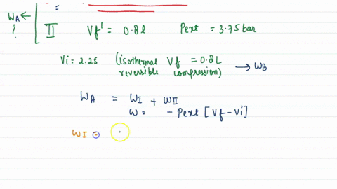 consider-an-ideal-gas-that-occupies-225-mathrml-at-133-bar-calculate-the-work-required-to-compress-2