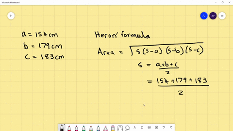 find-the-area-of-each-triangle-a-b-c-see-example-5-a154-mathrmcm-b179-mathrmcm-c183-mathrmcm