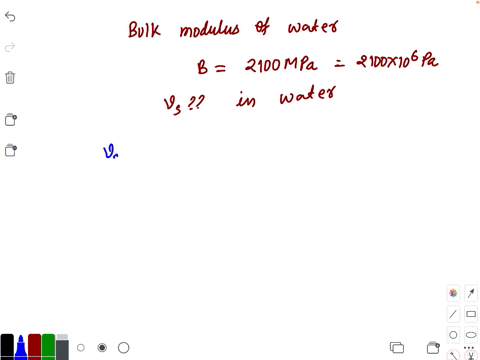 if-the-bulk-modulus-of-water-is-2100-mathrmmpa-what-is-the-speed-of-sound-in-water-a-1450-mathrmm-ma