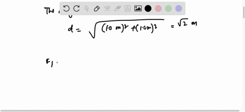 four-identical-masses-of-25-mathrmkg-each-are-located-at-the-corners-of-a-square-with-10-m-sides-wha