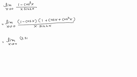 leftlim-_x-rightarrow-0-frac1-cos-3-xx-sin-2-x-text-ans-frac34right