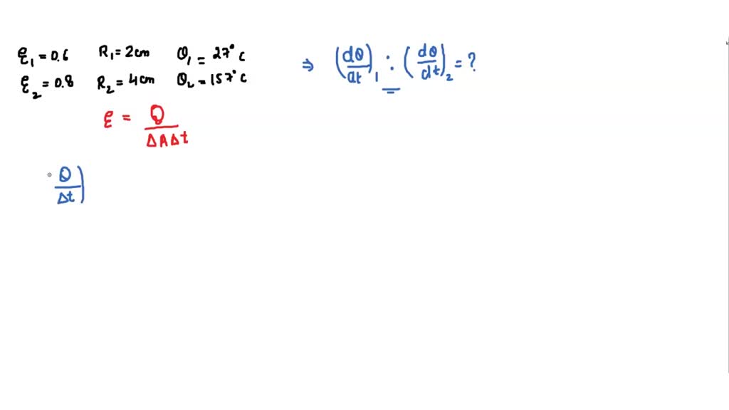 SOLVED:The rate of flow of thermal current depends on the nature of ...
