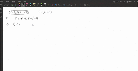 find-a-normal-vector-of-the-surface-at-the-given-point-p-x33-y2z228-p413