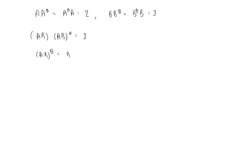 SOLVED:Show that the product of two unitary matrices is unitary ...