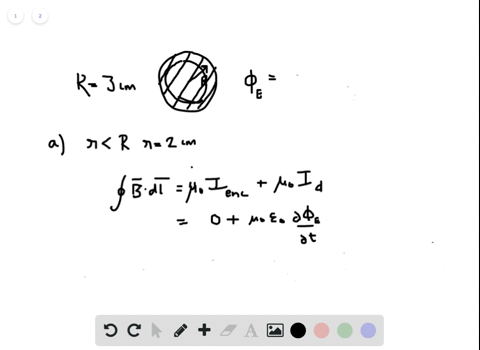 nonuniform-electric-field-in-fig-32-30-an-electric-field-is-directed-out-of-the-page-within-a-circul