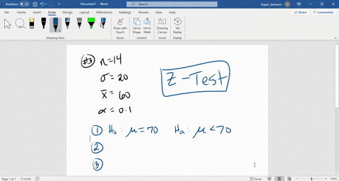 conduct-the-appropriate-test-a-simple-random-sample-of-size-n14-is-drawn-from-a-population-that-is-n